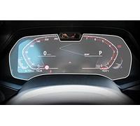 WOHOOD Tempered Glass Car GPS Navigation Screen Protector Film For X5 X6 X7 G05 G06 G07 2019 2020(Dashboard with hole)