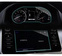 WOHOOD Tempered Glass Car Navigation Screen Protector Film Sticker Accessories For T&oyota For Land For Cruiser For Prado 150 2010-2018 2019 2020(8 inch set)