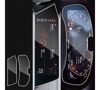 WOHOOD Tempered Glass Film For X5 X6 X7 G05 G06 G07 2020 2021 Car GPS Navigation Screen Protector Film(Multi-colored C)