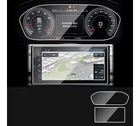 WOHOOD Tempered Glass Screen Protector Car DVD GPS Multimedia LCD Guard Anti Scratch Film For A&udi A4L A4 2020 2021(A+b)