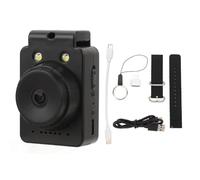 WOHPNLE 2K 1080P Action Camera with 1 Pair Wrist Straps 32G Memory Card LED Lights 1.5 Inch Pet Camera 120 Degree Wide Angle Lens Pocket Action Camera