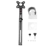 WOHPNLE 4 in 1 Router Milling Groove Bracket, Aluminum Alloy Cabinet Hardware Jig Router Circle Cutting Jig Adjustable Router Jig Tool for Woodworking