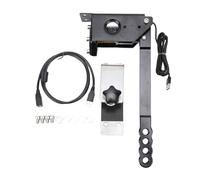 WOHPNLE 64 Bit PC USB Handbrake, Hall Sensor Linear SIM Racing Games Handbrake Steel Alloy SIM Racing Accessories Compatible with G27 G29 G920 G923 T500 T300