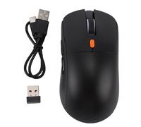 WOHPNLE AI Mouse, Wireless Mouse with Voice Recorder and GPT Voice Search, 6 Key Rechargeable Voice Recorder Mouse for Desktop Computer Translation and Office Work (Black)