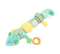 WOHPNLE Baby Plush Toy, Newborn Height Chart Plush Toy with Plush PP Cotton Materials For Kids Sensory Development with Various Textured Fabric Patches (Colorful)