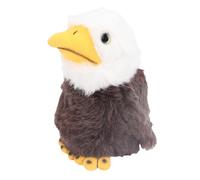 WOHPNLE Bald Eagle Stuffed Animal Plush, 17cm Tall Lifelike Animal Plush Toys for Kids Soft Bird Plush Toys for Kids Boys Girls Birthday Christmas Party Decor