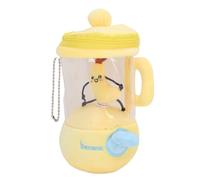 WOHPNLE Banana Plush Doll, Cute Stuffed Toy with Rotating Drawstring Keychain, Soft Cartoon Pendant for Bag Decoration and Gift Giving (Banana)