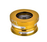 WOHPNLE Bike Headset, 44mm Mtb Headset Aluminum Alloy Cycling Headsets Bearings Universal Bicycle Bearing Headset Accessories Sealed Bearing Headset for Mountain Head Bike Cone Set Gold