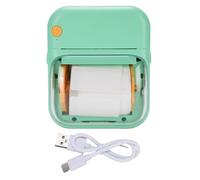 WOHPNLE Bluetooth Thermal Label Printer, Inkless Label Maker 200dpi BT Portable Sticker Printer with USB Cable for Home School Small Businesses (green)