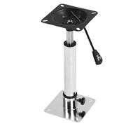 WOHPNLE Boat Seat Pedestal, Adjustable Height Boat Seat Mount Kit 360 Degree Rotating Marine Base Pedestal Plat for Yachts Ships Pontoon Bridge Deck