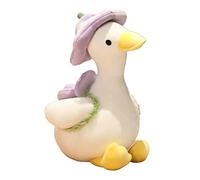 WOHPNLE Duck Stuffed Animal, 35cm Little Duck Plush Toy Fine Stitching Lightweight Animal Plushie Good Resilience for Baby Boy Girls Nursery Room Decor (Purple)