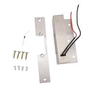 WOHPNLE Electric Drop Bolt Lock, DC 12V Fail Safe Mode Aluminum Alloy Electronic Door Lock Electric Door Strike Lock Deadbolt Fit for Door Access Control System