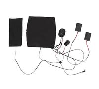 WOHPNLE Electric Heating Pad, 3 Heat Settings Portable Vibrating Heating Belt Vibration Massage Dual Motor Electric Heat Pad for Lower Back Comfort Outdoor Activities