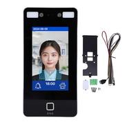 WOHPNLE Face Recognition Attendance Machine, 7 inch Visible Light AI Dynamic Facial Recognition Card Access Control Biometric System for Office Factory