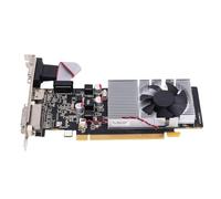 WOHPNLE GT705 Graphics Card, 1GB GDDR3 Low Power Computer GPU 25W Energy Efficient PC Video Card with DVI VGA for Office and HD Video Playback