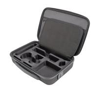 WOHPNLE Hard Carrying Case for Action Camera, Watertight Travel Storage Bag with Custom Molded Interior and Adjustable Shoulder Strap