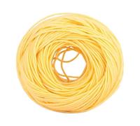 WOHPNLE Hemp Wick, 61m Organic Edible Wicks for Butter Candle Wicks Portable Edible Wick for Candles Making Slow Burning Lightweight Natural Candle Wicks Roll Yellow