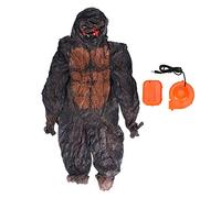 WOHPNLE Inflatable Costume, 190t Water Proof Polyester Gorilla Inflatable Costume with Air Blower for Halloween Festivals Parties Parks Zoos Decoration (X117)