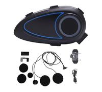 WOHPNLE Motorcycle Bluetooth Headset, IP65 Splash Proof Helmet Speaker with Noise Cancellation, HIFI Stereo Sound for Music and Easy to Calls, Universal Fit for Most Helmets