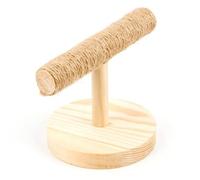 WOHPNLE Sturdy Safe Parrot Bird Stand, Secure Parakeet Playground Woven Bird Cage Stand Interactive Cockatiel Toys Lightweight Rope Perch for Indoor Pet Use