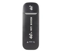 WOHPNLE USB Portable Wifi, 4G LTE Mini Hotspot Device with 150Mbps High Speed Micro SIM Card Slot 10 Users WPA WPA2 WiFi Encryption Hotspot for Working at Home and Traveling (Black)