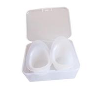 Woideklu 2-Pack Eyewash Cups, Portable Eyewash Cups with Measuring Cup and Rim, Soft Texture for Daily Care