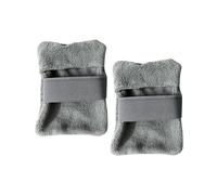 Woideklu 2 Pieces Sand Removal Bag Sand Remover for Beach, Compact, Lightweight, Beach, Sand Cleaner, Sand Wipe Off for Outdoor, Gray, Small