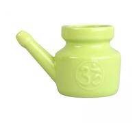 Woideklu 3X Pot Ceramic Nasal Irrigator Container Nose Cleaning Comfortable Grip Design Material Suitable for Men Women Home Travel