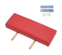 Woideklu Bed Extension, Universal Extension Pillow, Comfortable Footrest Pillow, Foam Padding, Massage Table Part Made of PU, Suitable, red