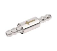 Woideklu Check Valve Inline Non Return Valve One Way Valve Back Preventer Stainless Steel Barbed Coupler with Leak Resistant Grip Suitable for Gas Control Air Compressors Workshop Use Home Projects