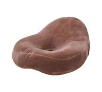 Woideklu Donut-Shaped Seat Cushion with Scientifically Designed Cutout and Wave-Like Ergonomics for Pressure Relief in The Office, Car, Or at Home, Coffee