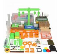 Woideklu Electromagnetism Experiment Physics Tray Balance Scale With Central Pointer Alignment Printed Measurement Scale And, Optics/Force/Heat/Sound Full Set T5 Deluxe Edition