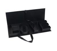 Woideklu Empty Flower Gift Box with Innovative Cardboard Letter Structure, Easy to Transport, Suitable for Special Occasions, Black