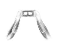 Woideklu Eyeglass Saddle Bridge Nose Pad Nosepad, Nose Support, Silicone Saddle, Silicone U Shape, Saddle for Glass Glasses DIY, Large