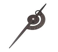 Woideklu Foldable Eyebrow Ruler, Removable Stencil, Steel Measuring Tool, Ideal for Defining Eyebrows, Black