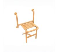 Woideklu Folding Seat Shower Chair Bench Stool with PP and Stainless Components Suitable for Elderly Care Accessible Bathing Compact s, Wall-Mounted Folding Shower Chair, Model F