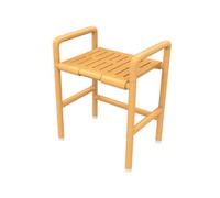 Woideklu Folding Seat Shower Chair Bench Stool with PP and Stainless Components Suitable for Elderly Care Accessible Bathing Compact s, Wall-Mounted Folding Shower Chair, Model H