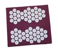 Woideklu Foot Massager Mat, Reflexology, Acupressure Cushion, Cotton, Body Relief, Relaxes Muscles, Suitable for Seniors and Students, Violet