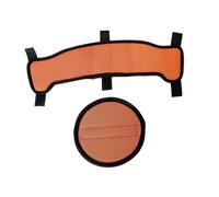 Woideklu Helmet Pads for Helmets, Breathable, Easy to Install, Replacement for Sweatbands, Helmet Lining for Men and Women in The Workplace, Dark Orange