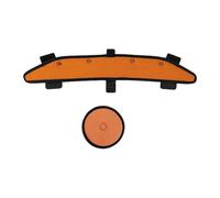 Woideklu Helmet Pads for Helmets, Breathable, Easy to Install, Replacement for Sweatbands, Helmet Lining for Men and Women in The Workplace, Orange