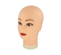 Woideklu Mannequin Head, Stand, Foam, Universally Applicable for Displaying Hats, Glasses And Headphones. Suitable for Shops, Womens White Base