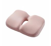 Woideklu Memory Foam Seat Cushion Supportive Chair Pad Pressure Relief Height Adjustment Hollow Center Suitable for Students Classroom, Dark Gray, Non-slip Bottom Memory Foam Core