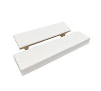 Woideklu Nail Arm Rest Manicure Cushion Holder Hand Pillow PU Portable Finger Stand Accessory with Comfortable Waterproof PU Leather Stable Log Base Suitable F, White