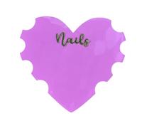 Woideklu Nail Art Display Board, Acrylic, Portable Decorative Manicure Display Base, Suitable for Nail Photography And Decoration, pink