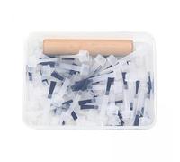 Woideklu Nail Polish Brush Tools 150 Pieces Heads for Dipping Powder And Gel Liquid Coats with for Smooth Application Suita, 4 Pcs