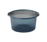 Woideklu Portable Foot Bath Bucket with Massage Base Featuring A Dot Pattern, Handle, Made of Lightweight PP Material, Construction, Easy to Clean, Sui, Blue