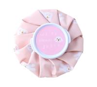 Woideklu Reusable Ice Pack Bag Portable Anti- Hot Water Bag in PVC Polyester Suitable for Outdoor Activities Emergency, Pink Bunny