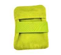 Woideklu Sand Removal Bag Glove Beach Accessory Sand Removal Tool Absorbent Soft Portable for Holidays Children's Groups, Green