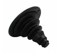 Woideklu Silicone Grommet Flexible Construction Cable Protector Waterproof Boot Rubber Bellows Pre Drilled Base Suitable for Marine Hardware Boat RV Yacht Steering Cable Routing, Black