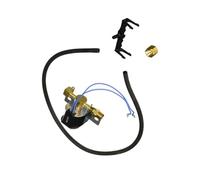 Woideklu Solenoid Valve Replacement Solenoid Actuator Kit Electromagnetic Actuator Assembly NPT Thread Mounting Bracket Connector Wires Hose Sections Suitable